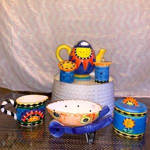 Autumn Sunrise 6-piece Tea set